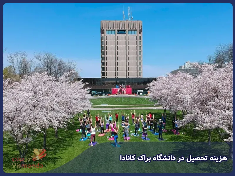 هزینه تحصیل در دانشگاه براک کانادا